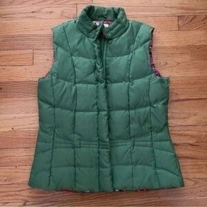 Green Lilly Pulitzer Puffer Vest Size Small